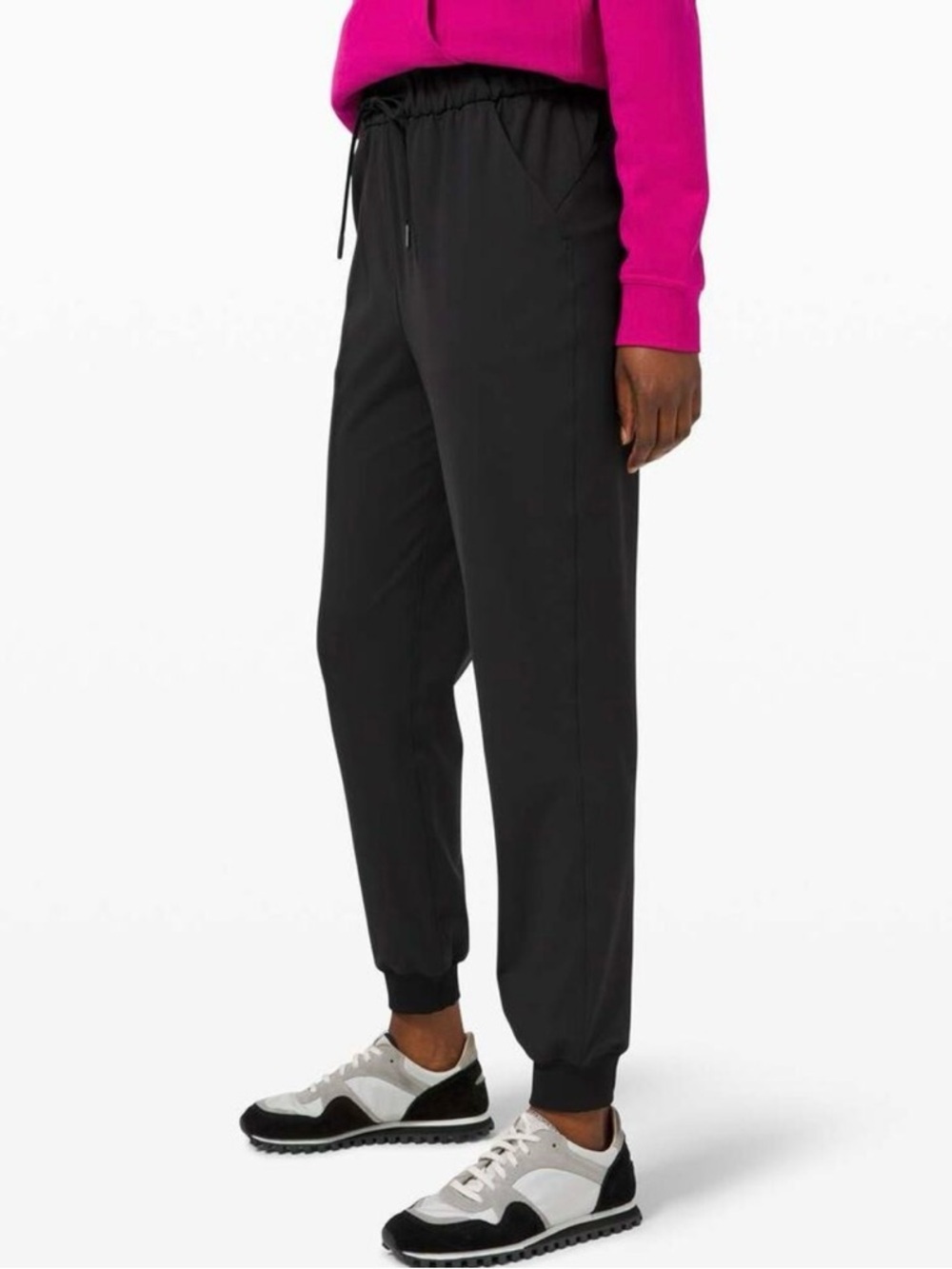 Lululemon Keep Moving Jogger Black Size 6 High Rise Athleisure Pants - Picture 2 of 7